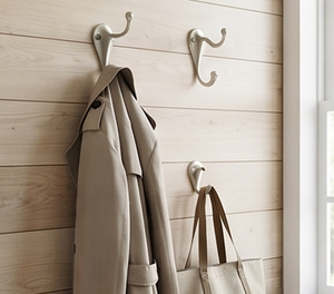 Modern Wall Mounted Metal Double <b>Hook</b> Anti Rust Clothing Organizer Mirror Polished Finished or Home Decoration And Organization - Product Image 5