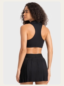 Ensemble de sport OEM 2 pièces imprimé grande taille léger et respirant avec soutien-gorge de sport à coussinets et jupes de golf/tennis pour femme - Product Image 4