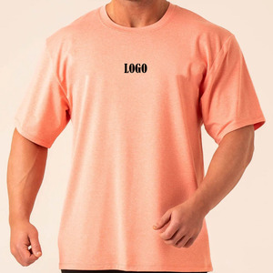 T-shirt pour homme gris à col rond et manches courtes, 100 % coton jersey, coupe classique, couleur unie, style décontracté, logo imprimé sur le devant - Product Image 4