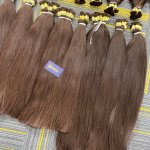 Cheveux humains blonds en gros, 100% naturels, cheveux vietnamiens bruts, qualité supérieure, cheveux vierges, super double drawn, logo personnalisé - Product Image 4
