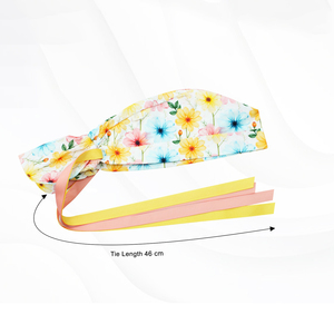 Premium Women Medical <b>Scrub</b> <b>Cap</b> Soft Cotton Surgical Nurse Hat Adjustable Hospital Work <b>Cap</b> Custom Logo OEM Private Label - Product Image 5