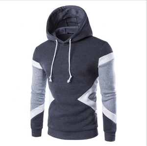 Sweat à capuche pour homme en coton épais 100 %, coupe classique, avec logo brodé multicolore, épaules tombantes, idéal pour l'hiver - Product Image 1