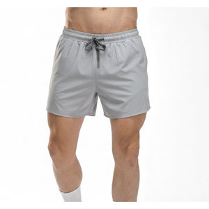 Racer Bermuda Shorts 100% Cotton Elastic Waist Mid Rise Breathable Woven Eco-Friendly - Product Image 1