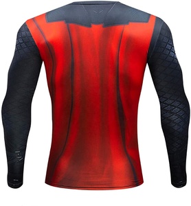 Men <b>Compression</b> <b>Shirt</b> <b>Long</b> <b>Sleeve</b> Athletic Performance Base Layer Lightweight Breathable Stretch Training Running Fitness Gym - Product Image 2