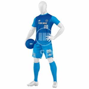 Fabricante de Uniformes de Fútbol Personalizados, 100% Poliéster, Impresos, Transpirables, que Absorben la Humedad, Proveedor de Ropa Deportiva de Fútbol para Verano - Product Image 3