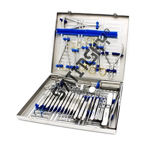 Kit de Instrumentos Periodontales Manuales de Acero Inoxidable Satinsky Enterprises, Implantes Dentales, Cirugía, Ortodoncia, 33 Piezas, CE - Product Image 1