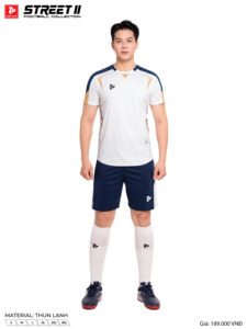 Ensemble de maillot de football Just Play Street II, séchage rapide, respirant, léger, manches courtes, col roulé, imprimé par transfert thermique, 100% coton - Product Image 4