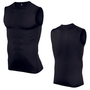 Custom Sports Vest Sleeveless Underwear T-shirt Men Yoga Gym <b>Weightlifting</b> Running Gym <b>Singlet</b> tank Top Men Vest for Men - Product Image 2