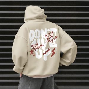 Sweat-shirt à capuche oversize pour homme en coton biologique de haute qualité – Le meilleur prix, personnalisable - Product Image 5