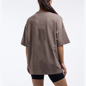 เสื้อยืดผู้หญิง AL-TAUL IMPEX รุ่นคัสตอมสำหรับฤดูร้อน แฟชั่นคุณภาพสูง เสื้อยืดโอเวอร์ไซส์ผ้าฝ้าย 100% สำหรับผู้หญิง - Product Image 3