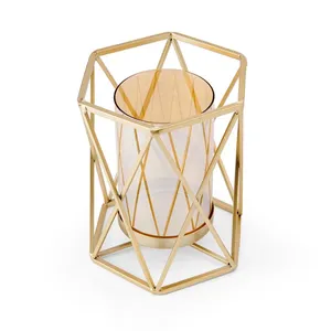Contemporary Handmade <b>Gold</b> <b>Candle</b> <b>Holder</b> Elegant Table Decor Factory Supplier for International Home Accessory ImportersModern - Product Image 2