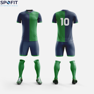Ensemble d'uniformes de football personnalisés de qualité supérieure, respirant, imprimé par sublimation, maillot et short de football, vêtements de sport d'équipe - Product Image 1