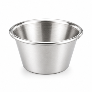Maxfresh Mini Sauce Cups <b>Dipping</b> & Chutney Cups Non Magnetic Stainless Steel Condiment Cups 2 oz Dishwasher Safe & Eco-Friendly - Product Image 1