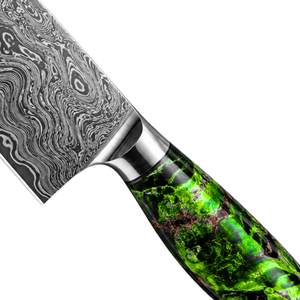 Couteau de Chef Professionnel en Acier Damas Fait Main, Outil de Cuisine Personnalisé, Lame à Motif Décoratif, Manche Ergonomique, Vente en Gros - Product Image 5