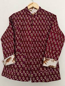 Chaqueta de Algodón Acolchada Tejida a Mano, Transpirable, con Estampado Floral y Bordado, para Mujer, Regalo para Ella, Venta Caliente 2026 - Product Image 4