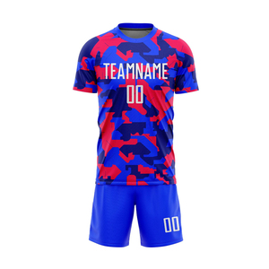 เสื้อกีฬาแห้งเร็วสำหรับผู้ชายและผู้หญิง พร้อมปักชื่อตามสั่ง ตัดเย็บอัตโนมัติ รับผลิตแบบ OEM พิมพ์โลโก้ตามสั่ง ชุดฟุตบอลคุณภาพสูง - Product Image 1