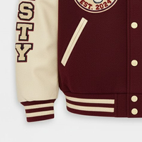 Veste de baseball en chenille brodée pour homme, best-seller, streetwear d'hiver, haute qualité, coupe-vent, écologique
