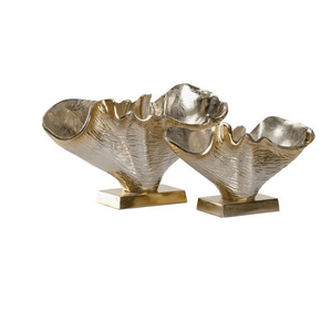 Bol à fruits secs de luxe en aluminium coulé de haute qualité, fait main, compatible lave-vaisselle, avec un artisanat éco-responsable - Product Image 1