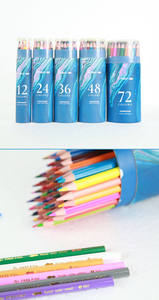 Ensemble de <span class=keywords><strong>crayons</strong></span> de couleur solubles dans l'eau pour enfants, 12, 24, 36, <span class=keywords><strong>72</strong></span> couleurs, <span class=keywords><strong>crayons</strong></span> de couleur à cœur souple de 3 mm - Product Image 6