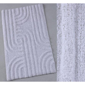 Tapis de bain doux et moelleux en polyester, absorbants, à séchage rapide, antidérapants, tuftés, pour toilettes et entrées, vente en gros sur mesure - Product Image 3