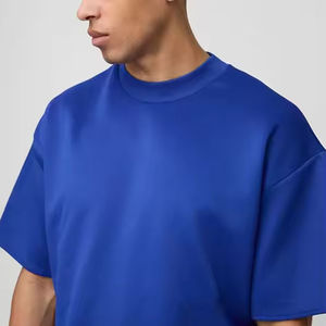 Nouvel ensemble de sport OEM respirant pour l'été, style streetwear, haute qualité, coupe ample, t-shirt et short - Product Image 4