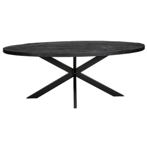 Table à manger ovale en bois de manguier Vandana Nimbus Altis - Product Image 2