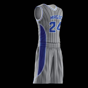 Uniformes de basket-ball pour hommes et femmes, respirants, en mesh, haute qualité, logo personnalisé par sublimation. - Product Image 3