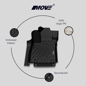 Tapis de voiture toutes saisons de marque personnalisée en TPE inodore de haute qualité pour 2021 + MG ZS Protection de sol durable antidérapante Vietnam - Product Image 4