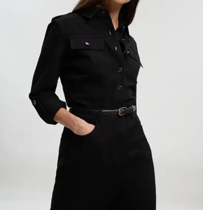 Ensemble Salopette en Jean Confortable pour Femme – Combinaison Décontractée en Coton – Vêtements Décontractés – Fournisseur d'Usine en Gros – Salopette Pantalon - Product Image 4