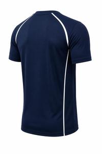 เสื้อยืดคอกลมแขนสั้นผู้ชาย สีตามสั่ง ทรงปกติ แห้งเร็ว พิมพ์โลโก้ตามสั่ง ผ้าถักแบบสปอร์ต โพลีเอสเตอร์ 100% - Product Image 5
