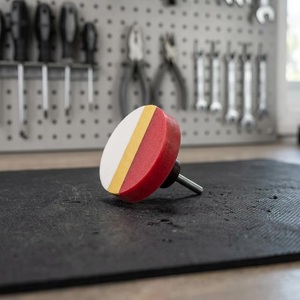 Boutons de tiroir en résine blanche, style moderne rond, pour meubles de chambre et de bureau à domicile, poignées écologiques et durables - Product Image 1