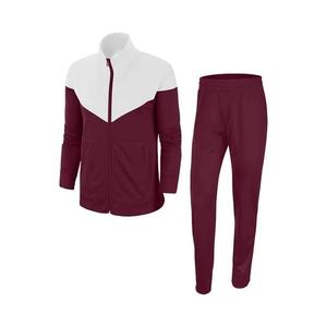 Unisex Tracksuit Set Color Blocking Full Sleeve Zipper Front <b>Jacket</b> With Side Pockets And Matching Pants Autumn Casual Wear - Product Image 5