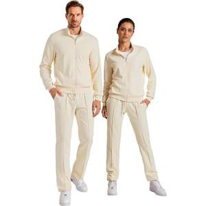 Conjunto Deportivo Casual de 2 Piezas para Hombre, con Chaqueta y Pantalones con Cremallera Completa, Cómodo para Correr y Hacer Ejercicio - Product Image 1