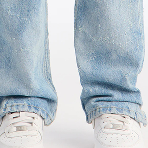 Jeans Azules Clásicos de Corte Recto, Prenda Duradera de Alta Calidad / Material Transpirable y Cómodo para un Ajuste Relajado y Diseño Casual - Product Image 5