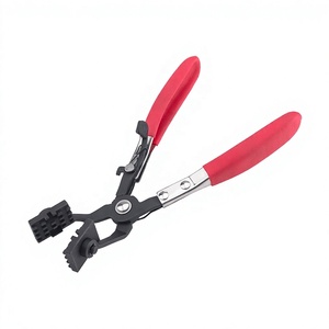 Alicates para Abrazaderas de Manguera Angulares HANDYPRO, Acero Aleado, Mango de PVC Rojo, Herramienta para Desconectar Abrazaderas de Manguera, Herramienta de Refrigeración, Herramientas para Vehículos - Product Image 1