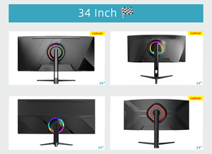 Moniteur de jeu incurvé 4K de haute qualité 240 Hz, 27 pouces, style 34 pouces, moniteur PC incurvé 4K, moniteur de jeu <span class=keywords><strong>32</strong></span> 3440*1440 <span class=keywords><strong>WQHD</strong></span> LED - Product Image 2