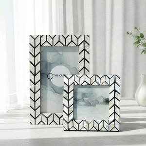 Handcraft mother of pearl photo <b>frame</b> for wall <b>gallery</b> and tabletop decor good price capiz shell inlay <b>frames</b> - Product Image 1