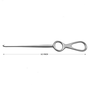 Retractor de piel con gancho Gillies para cirugía, herramienta médica de laboratorio, instrumentos retráctores de piel con gancho de punta afilada Gillies, aprobado por ISO - Product Image 2