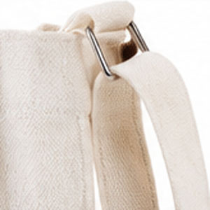 Sac fourre-tout en toile de coton 100% écologique avec logo personnalisé, sac de shopping réutilisable résistant avec bandoulière réglable - Product Image 5
