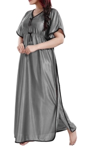 Caftán marroquí hecho a mano, vestido caftán con mangas anchas tipo murciélago, cuello en V, poliéster, corte regular, informal, para fiesta de noche, ropa de dormir. - Product Image 5