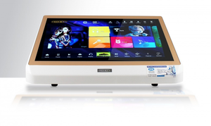 Machine de karaoké à écran tactile de 18,5 pouces, système de karaoké Android avec microphone sans fil, HDMI, RCA, WiFi pour les fêtes à domicile - Product Image 3