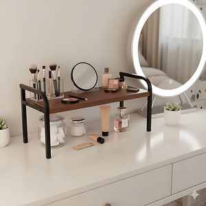 Modern Wooden <b>Storage</b> <b>Bench</b> with Steel Frame Durable Design for <b>Living</b> <b>Room</b> Use - Product Image 5