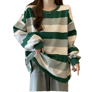 เสื้อสเวตเชิ้ตวินเทจผู้หญิง แขนยาว สไตล์ลำลอง สำหรับฤดูใบไม้ร่วง ทรงหลวม น้ำหนักเบา สไตล์อเมริกันย้อนยุค แฟชั่นเสื้อท่อนบน - Product Image 4