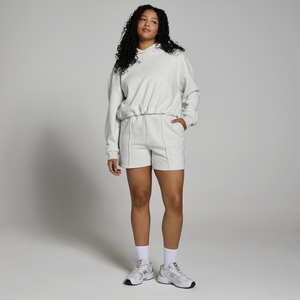 Shorts de Felpa Francesa para Mujer, 100% Algodón, Cintura Alta, Casuales, para Gimnasio, Descanso, Deporte, Venta al Por Mayor, OEM, Logotipo Personalizado - Product Image 5