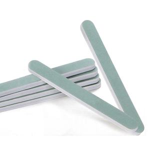 Custom Logo Floral Design <b>Nail</b> <b>File</b> 100/120 100/180 180/240 Precision Manicure Tool Plastic Smooth Tip - Product Image 2