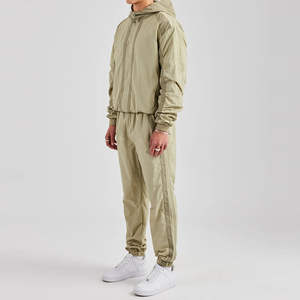 Survêtement zippé à capuche pour homme, en molleton, deux pièces, vêtements de sport, tenue de sport pour la gym, nouvelle mode, couleurs tendance, survêtement pour homme - Product Image 2