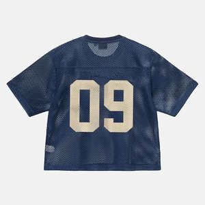 Camiseta de malla para hombre a bajo precio, estilo holgado, MOQ bajo, venta al por mayor, elegante, nuevo diseño 2026, la más vendida. - Product Image 4