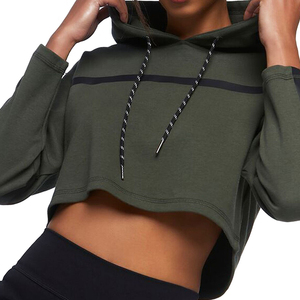 Sudaderas con Capucha Cortas para Mujer, Cómodas, en Stock, 100% Algodón, Estilo Urbano, Manga Larga, para Invierno, Venta al Por Mayor - Product Image 5