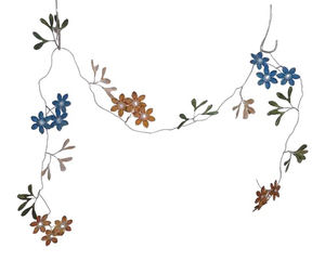 Hot Selling Multicolored Handmade Eco-Friendly Outdoor Iron Sheet Customized Shape Handcrafted Hanging <b>Christmas</b> Garland <b>for</b> - Product Image 5