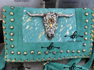 Bolso de piel metálica, bolsa de compras, informal, para el pelo, de piel - Product Image 4